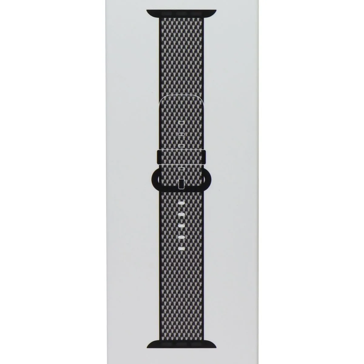 Apple 38mm Woven Nylon Band for Apple Watch 41/40/38mm - Black