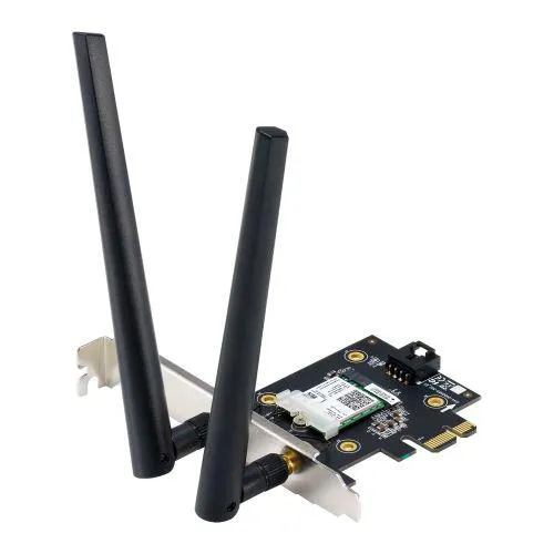 Asus (PCE-AX3000) AX3000 (2402 574) Wireless Dual Band PCI Express Adapter, Bluetooth 5.0,  WPA3, OFDMA & MU-MIMO