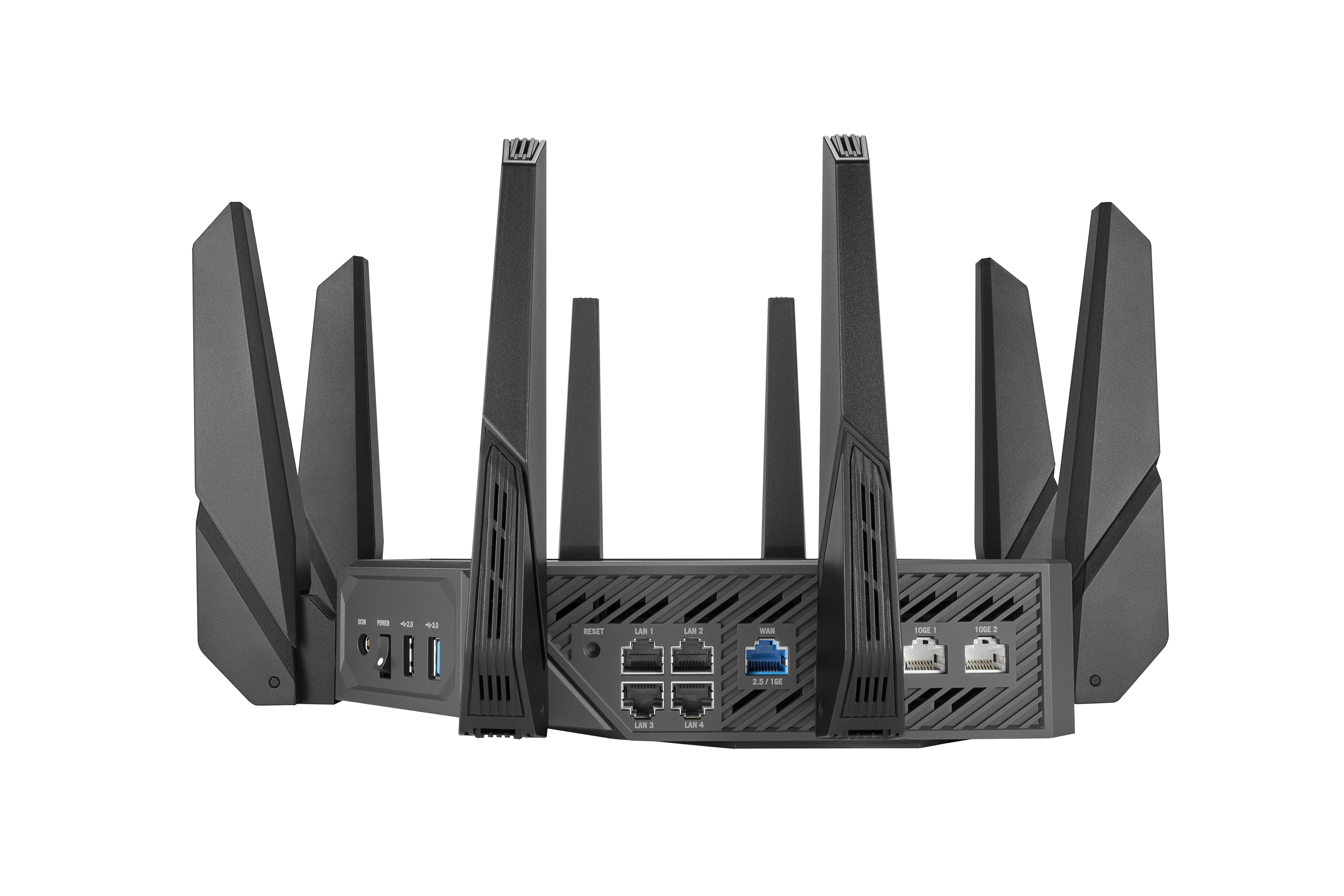 Asus Rog Rapture Gt-Axe16000 - Wireless Router - 6-Port Switch - 10 Gige, 2.5 Gige - Wan Ports: 3 - Wi-Fi 6E - Multi-Ban