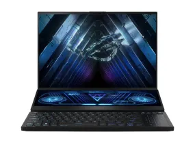 ASUS ROG Zephyrus Duo 16 GX650PY-NM010W laptop AMD Ryzen™ 9 7945HX 40.6 cm (16") WQXGA 32 GB DDR5-SDRAM 2 TB SSD NVIDIA GeForce RTX 4090 Wi-Fi 6E (802.11ax) Windows 11 Home Black