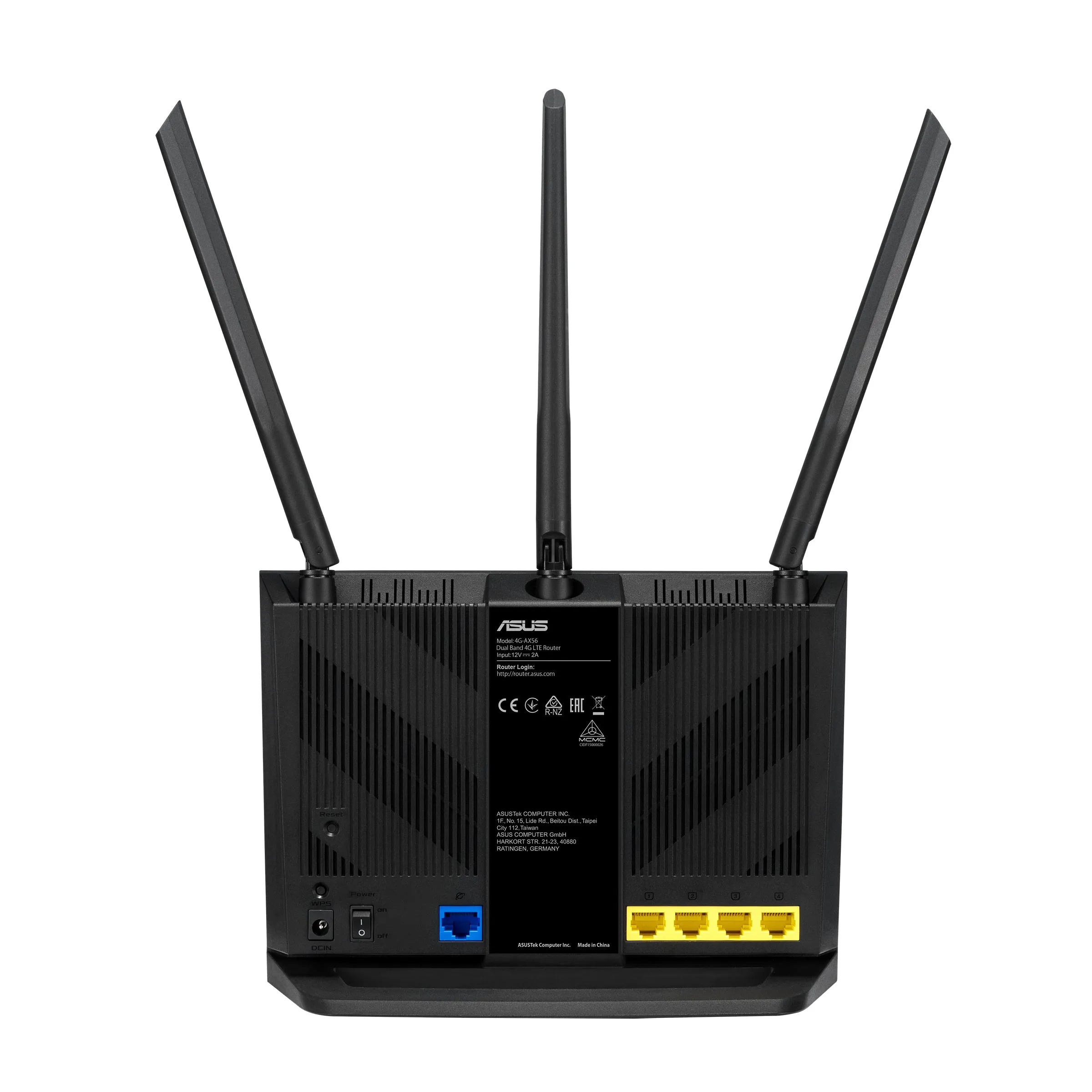 Asus Wireless Router 4G-Ax56 - 300 Mbit/S