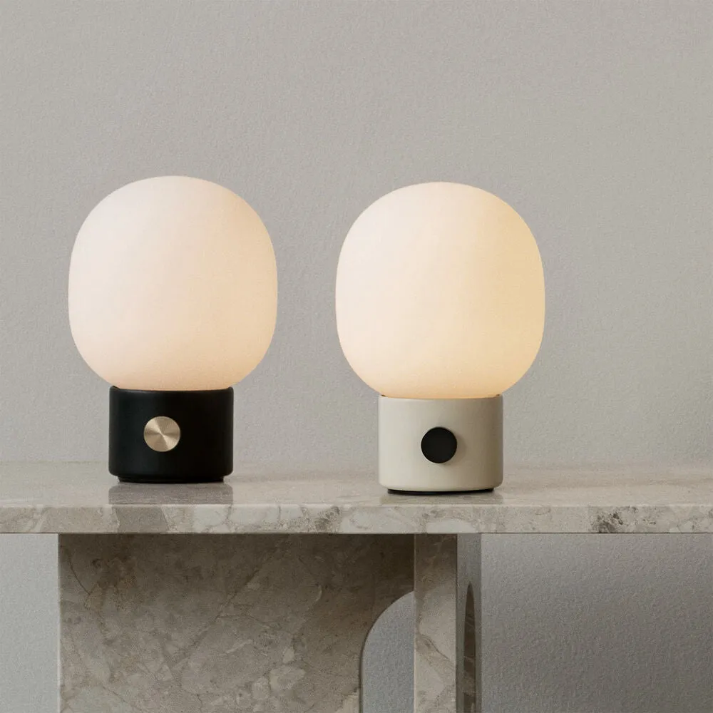 audo copenhagen (menu) | jwda portable table lamp | alabaster white