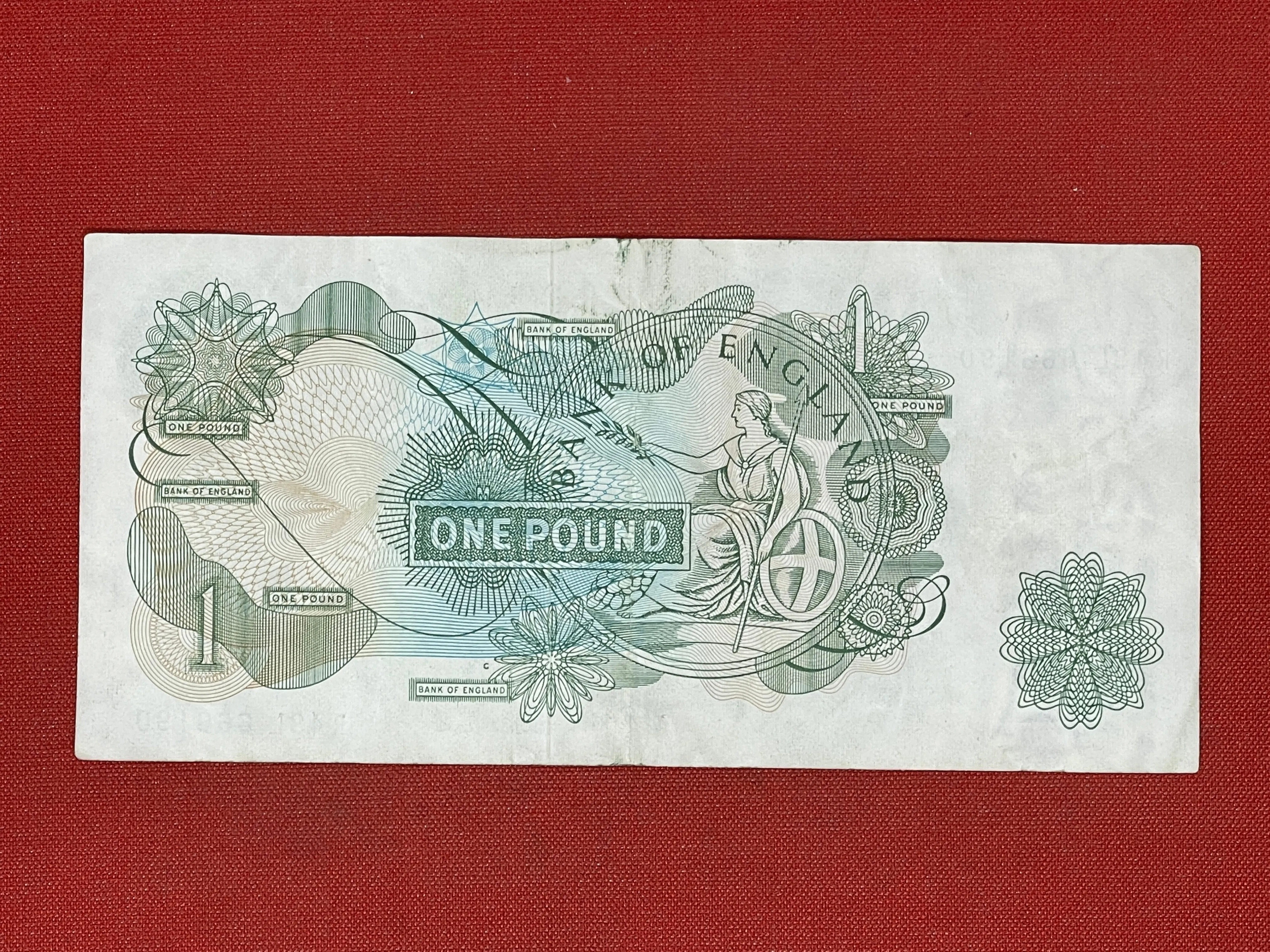 Bank of England £1 Banknote Signed J Fforde ( Dugg B307 )