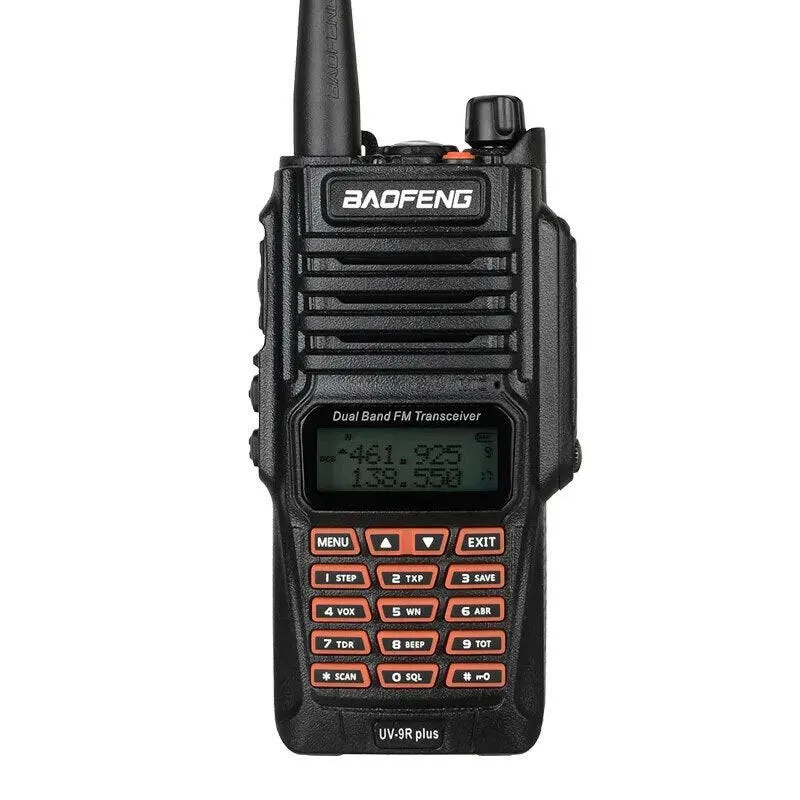 Baofeng UV-9R Plus Hign Power Dual Band 136-174/400-520MHz IP68 Waterproof Ham Radio Walkie Talkie Long Range Third Gear Power