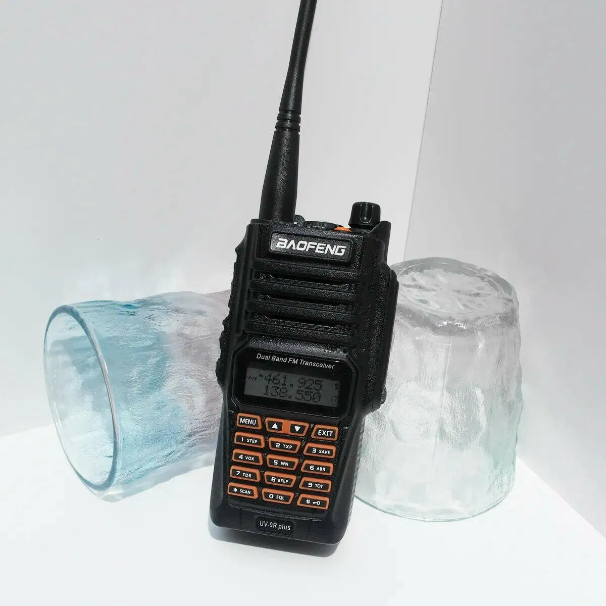 Baofeng UV-9R Plus Hign Power Dual Band 136-174/400-520MHz IP68 Waterproof Ham Radio Walkie Talkie Long Range Third Gear Power