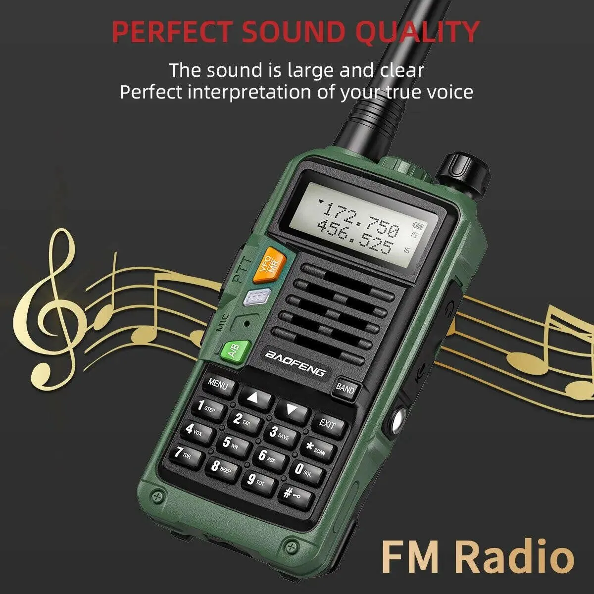 BAOFENG UV S9 Plus V2 10W Powerful Walkie Talkie USB Charger 16 KM Long Range Handheld Dual Band Transceiver UV 5R Two Way Radio