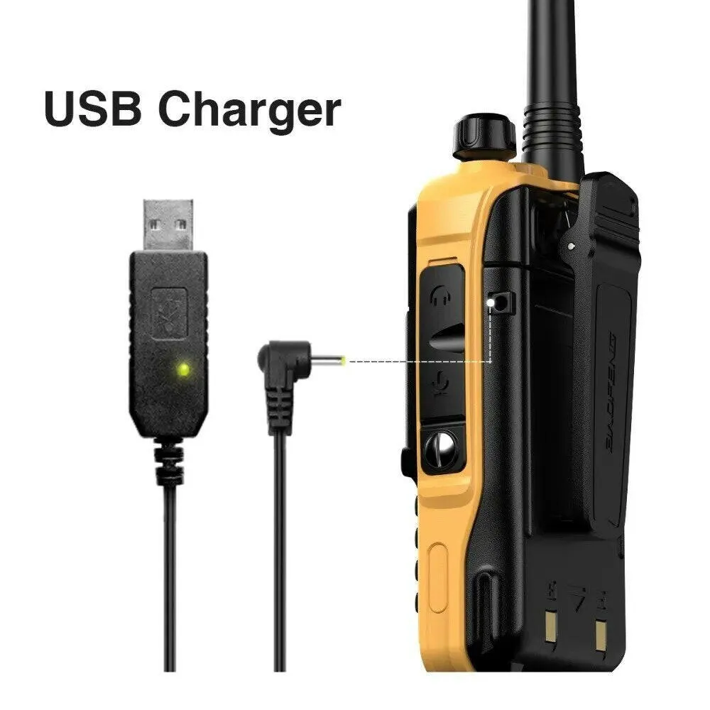 BAOFENG UV S9 Plus V2 10W Powerful Walkie Talkie USB Charger 16 KM Long Range Handheld Dual Band Transceiver UV 5R Two Way Radio