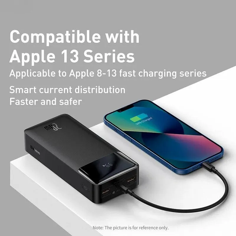 Baseus 30000mAh Fast Charging Power Bank - Ultimate Portable Battery for iPhone 15 Pro, Xiaomi, and Huawei