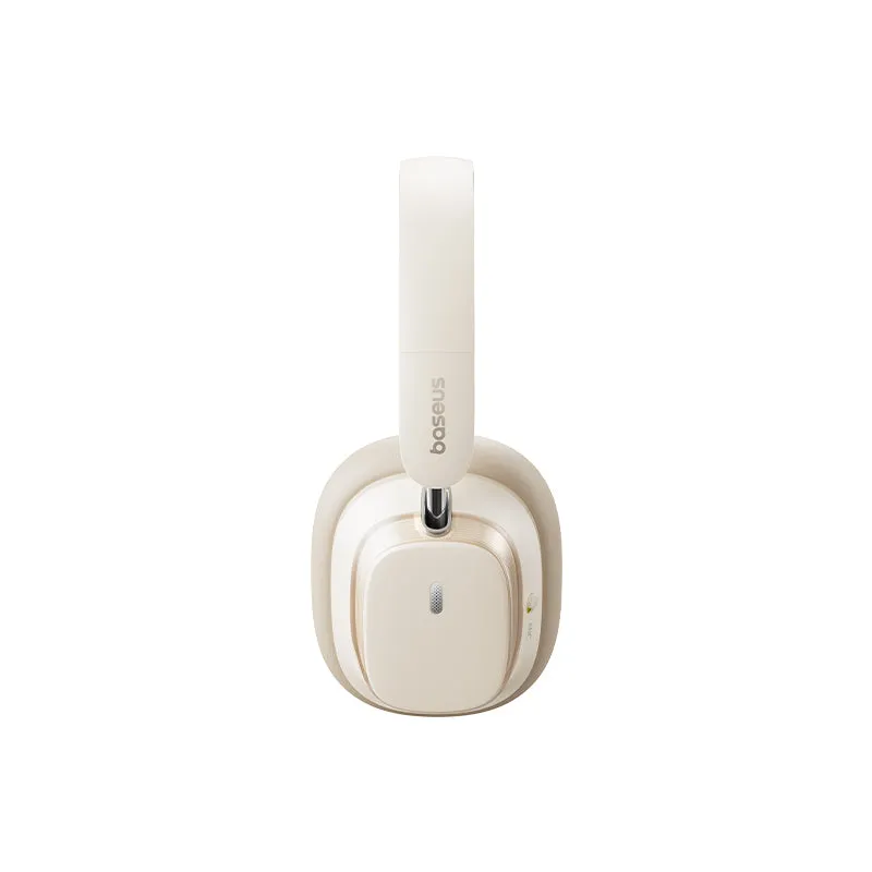 Baseus Bowie H1s Noise Cancellation Wireless Headphones, Stellar White