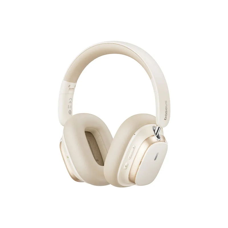 Baseus Bowie H1s Noise Cancellation Wireless Headphones, Stellar White