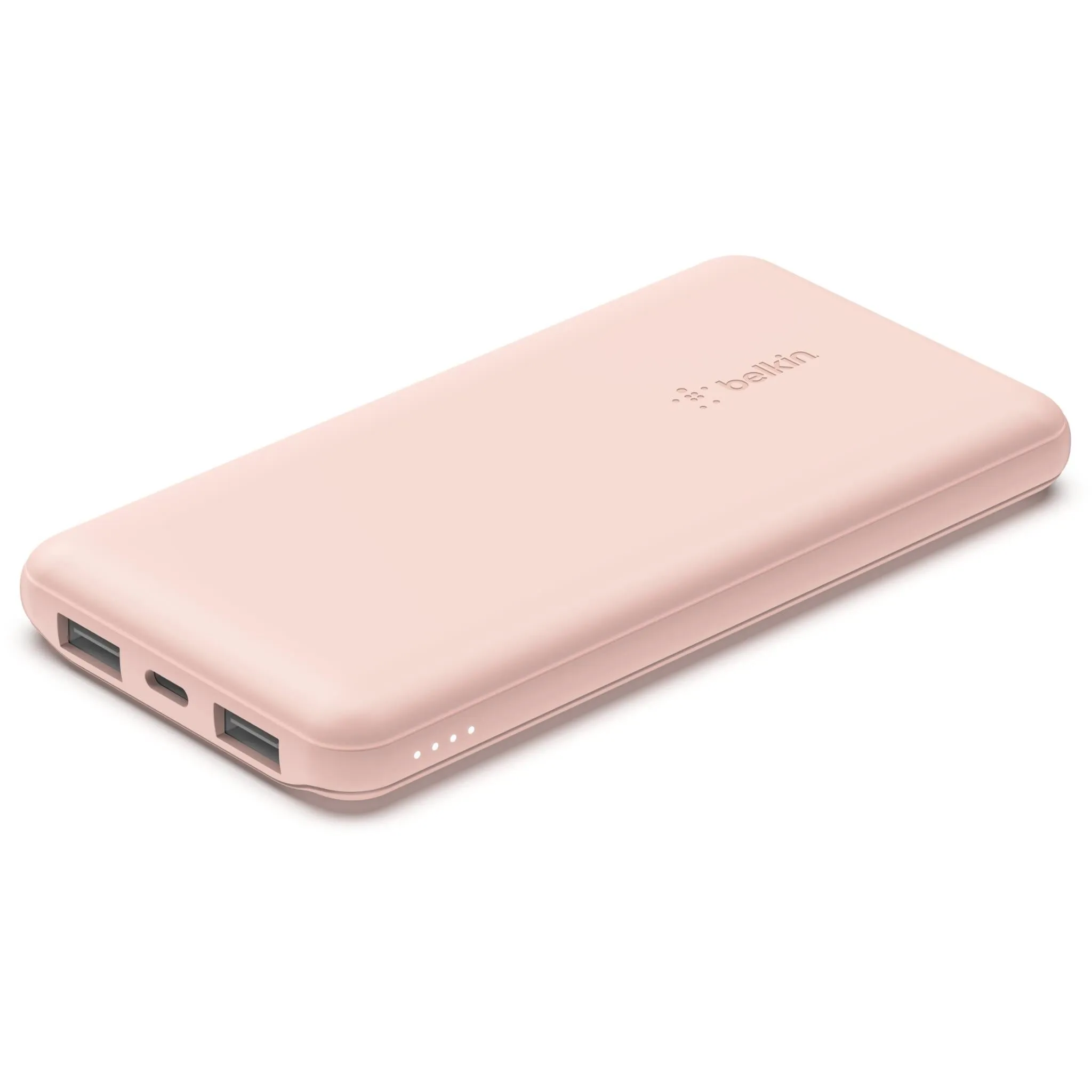 Belkin BoostUp Charge 10K 3 Port Power Bank with Cable (Rose Gold)