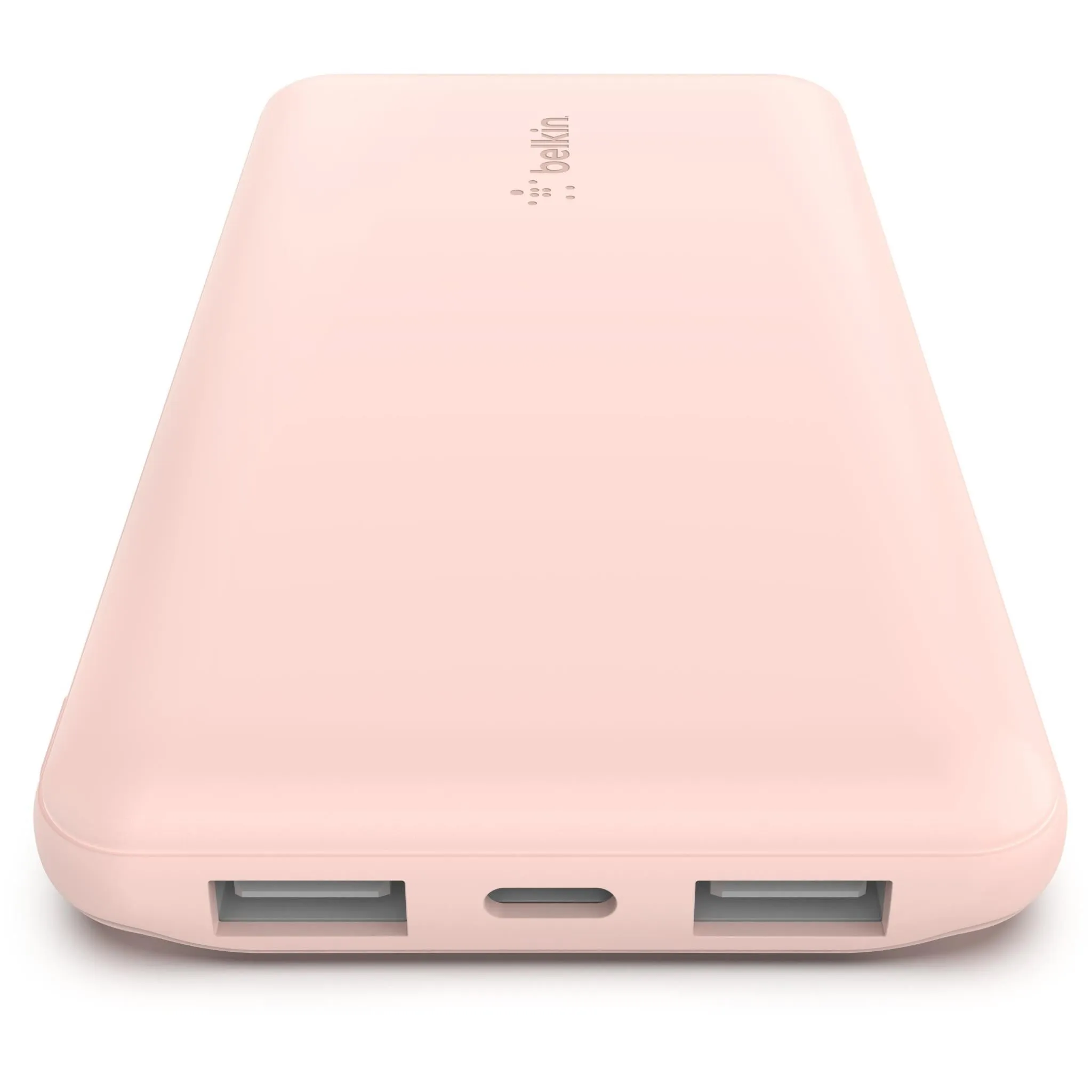 Belkin BoostUp Charge 10K 3 Port Power Bank with Cable (Rose Gold)