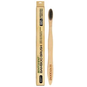 Bentodent Slim Bamboo Charcoal Toothbrush - Soft