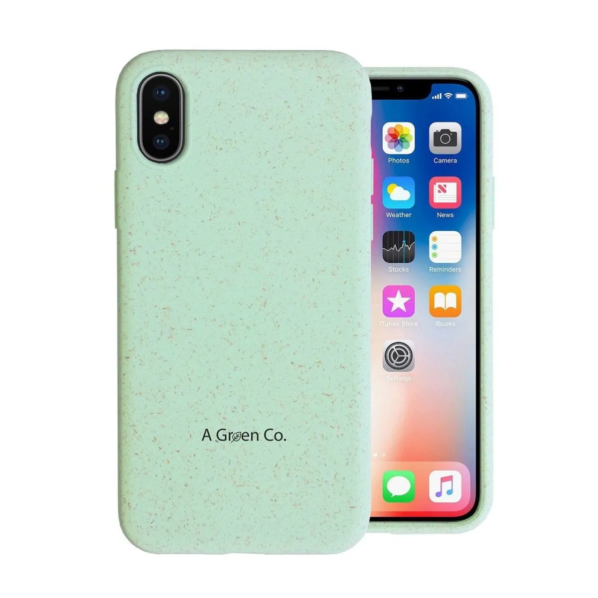 Biodegradable Eco-Friendly Wheat Straw Phone Case / Mobile Cover - Mint Green