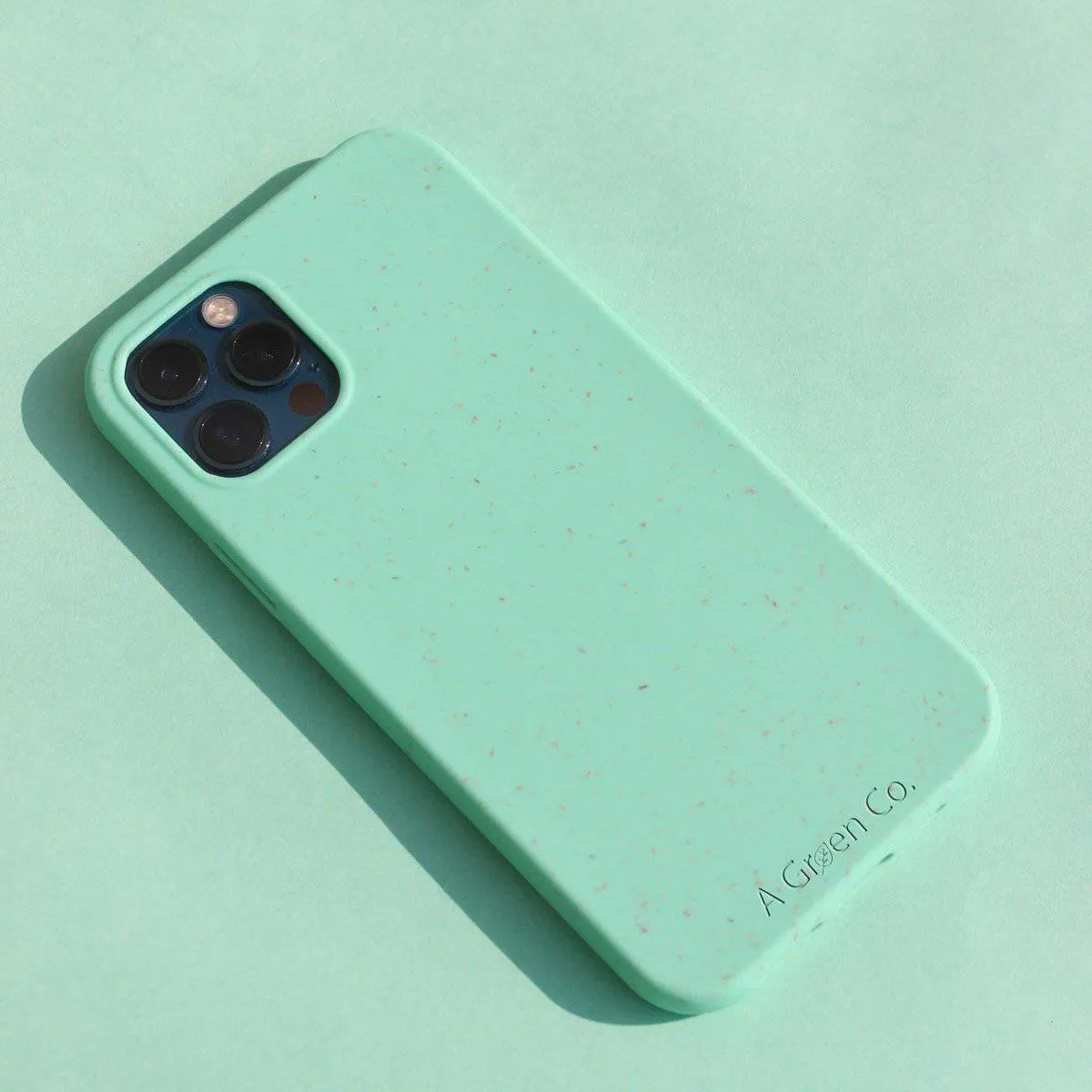 Biodegradable Eco-Friendly Wheat Straw Phone Case / Mobile Cover - Mint Green