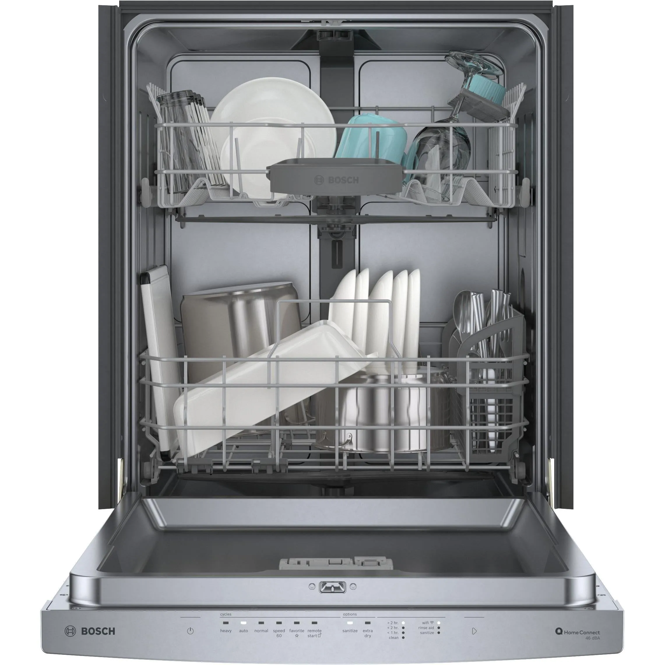 Bosch 24-inch Built-in Dishwasher with Wi-Fi SHS53C75N