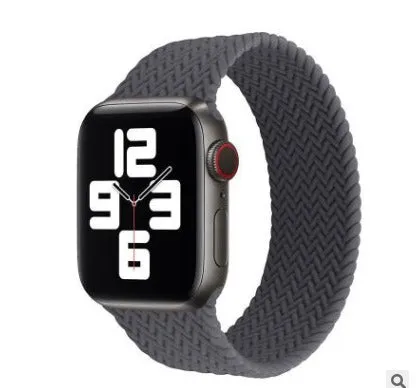 Braided Solo Elastic Sport Loop Band for Apple Watch - 42mm | 44mm | 45mm | Ultra 49mm