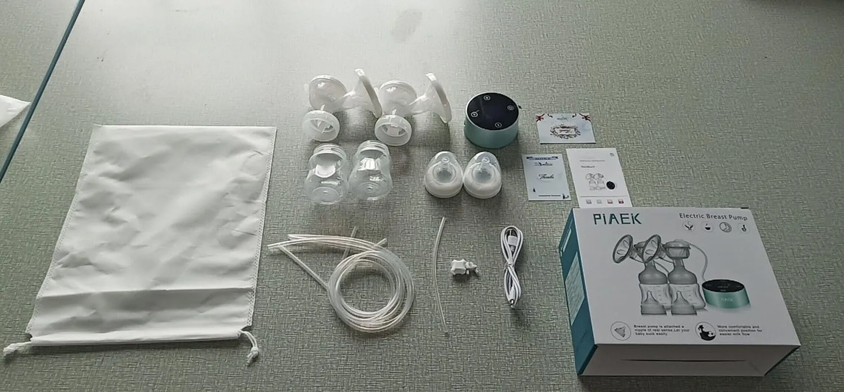 Breast Pump, Electric Breastfeeding Pump 3 Modes 10 Levels Dual Rechargeable Nursing Double Breast Milk Pump Massage with Touchscreen LED BPA Free