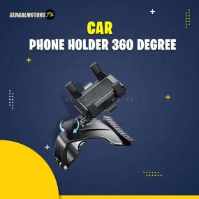 Car Phone Holder 360 Degree Mobile Holder - Car Dashboard Windscreen Mount Stand