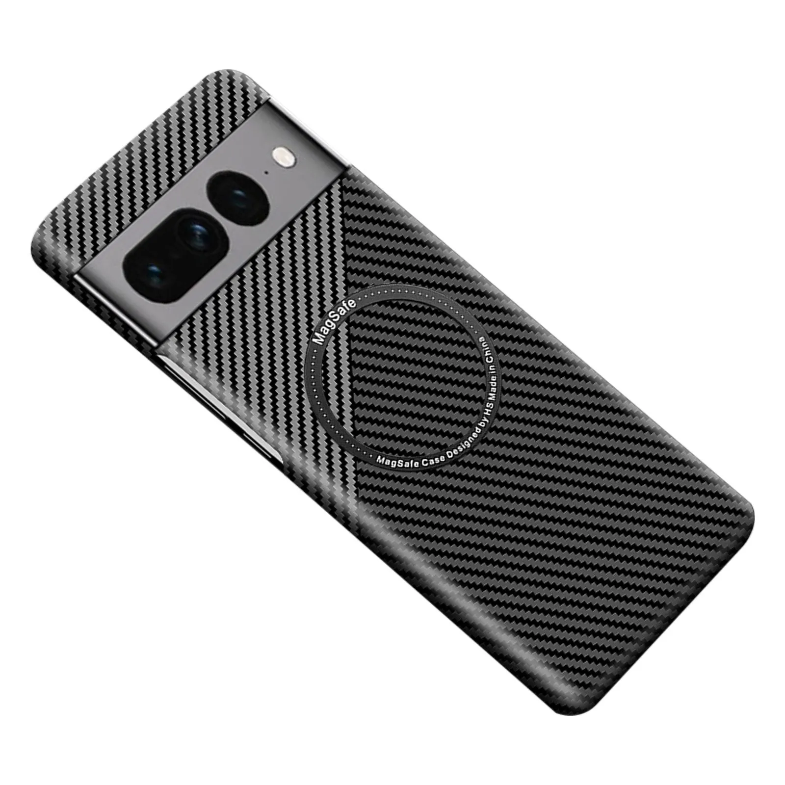 Carbon Fiber Magsafe Phone Case For Google Pixel 7 8