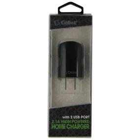 Cellet Dual USB High Powered Home Charger - Black