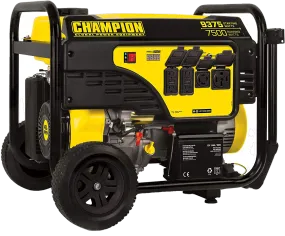 Champion 100813 7500W/9375W 50 Amp Gas Electric Start Generator New