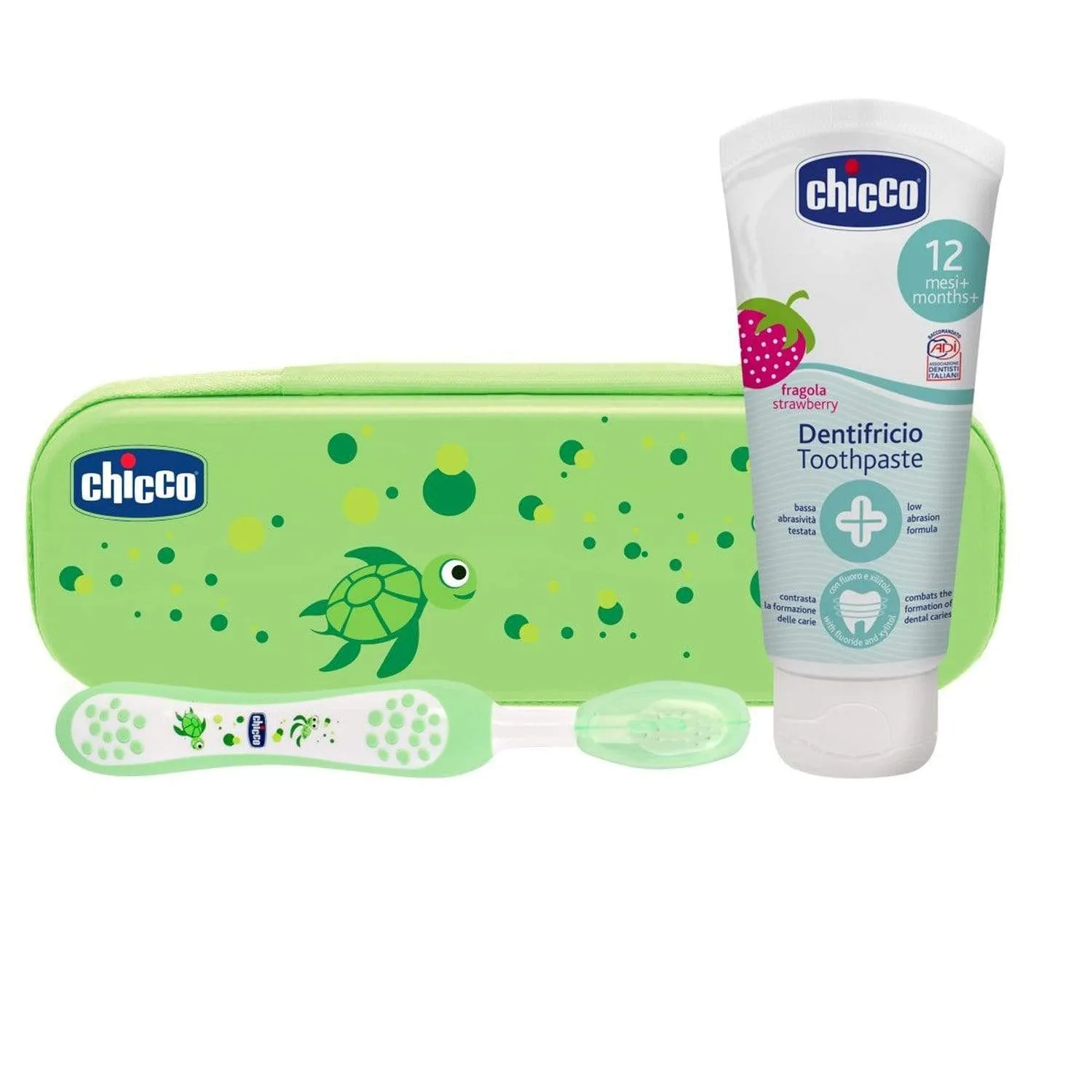 Chicco Oral Set with Fluoride - Green - CH07533