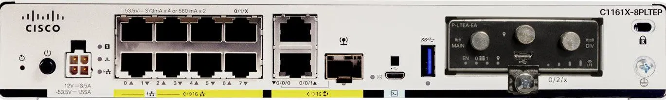 Cisco C1161X-8PLTEP wired router Fast Ethernet, Gigabit Ethernet Silver