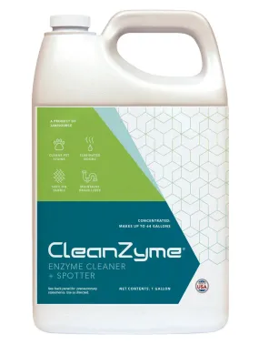 CleanZyme - Enzyme Cleaner, Spotter & Odor Remover, 1 Gallon