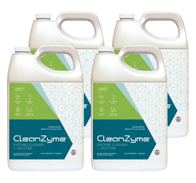 CleanZyme - Enzyme Cleaner, Spotter & Odor Remover, 1 Gallon