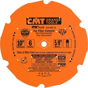 CMT 236.006.10 10-Inch by 6 Tooth 5/8-Inch Bore Industrial Diamond Saw Blade