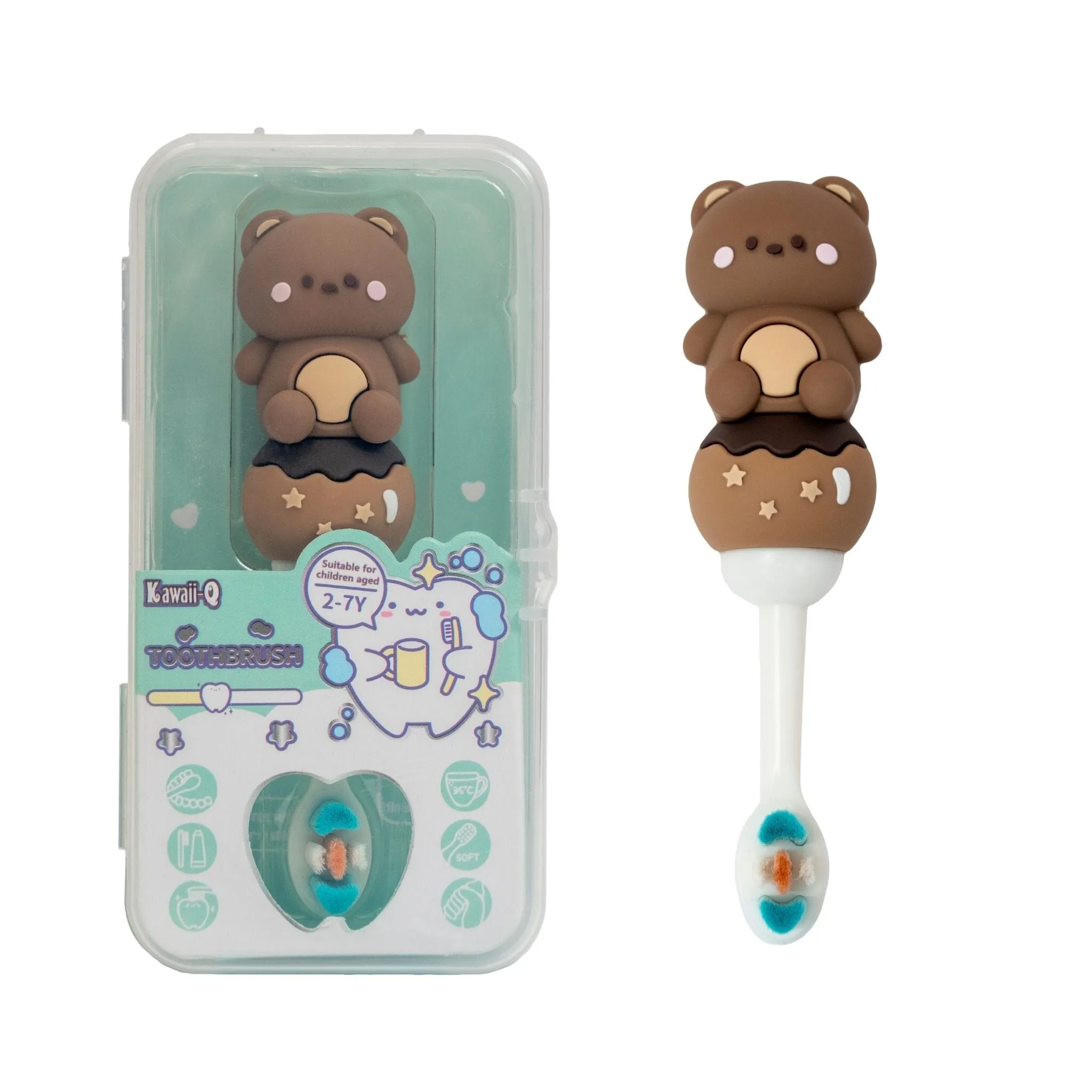 Cute Bear Handle Soft Kids Toothbrush