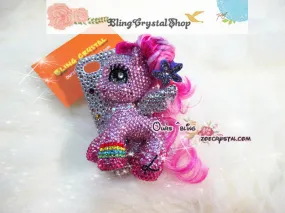 Czech/ Swarovski My Little Pony / Little Pegasus BLING Crystal 3D Cell Phone Case