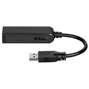 D-Link USB 3.0 to Gigabit Ethernet Adapter Black