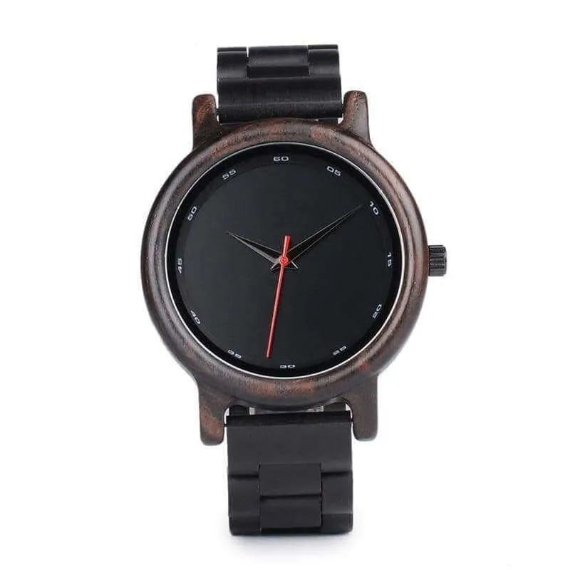 Dark Wooden Viking watch