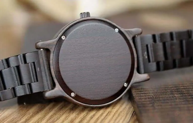 Dark Wooden Viking watch