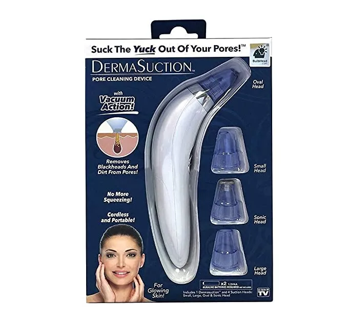 Derma Suction Pore Cleaning Device With Vacuum Action Face Pore Cleaner Facial Beauty Equipment