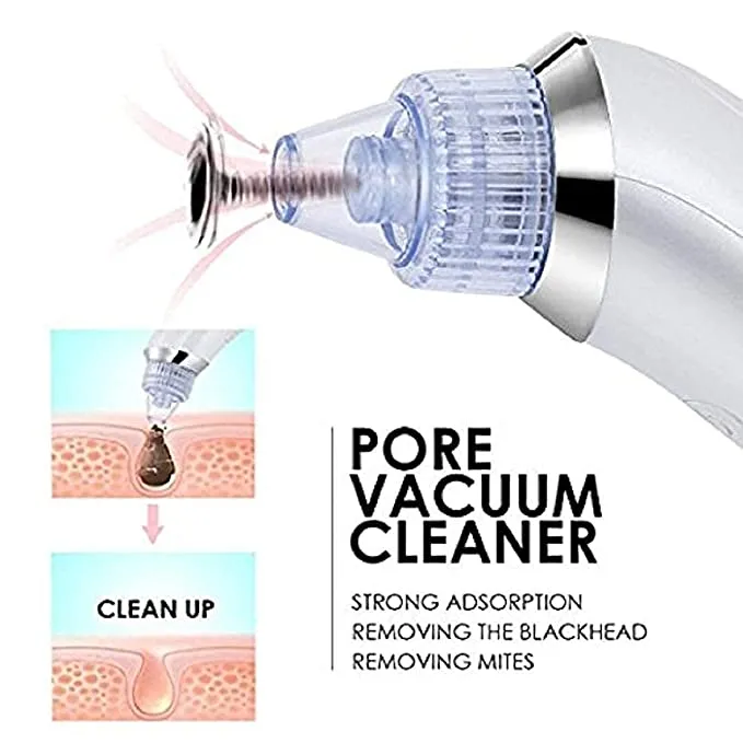 Derma Suction Pore Cleaning Device With Vacuum Action Face Pore Cleaner Facial Beauty Equipment