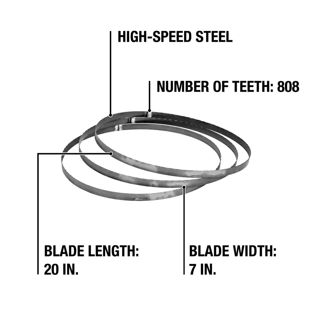 DeWalt 18 TPI Portable Band Saw Blade - 3 Pcs