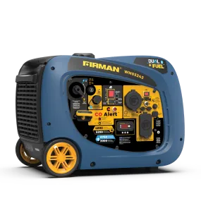 Dual Fuel Inverter Portable Generator 4000W Electric Start with CO ALERT