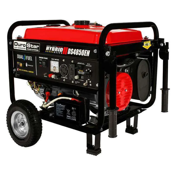 DuroStar DS4850EH 3850W/4850W Dual Fuel Electric Start Generator New