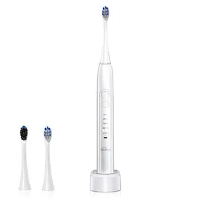 Electric toothbrush with 2 brush heads