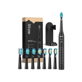 Electric Toothbrush with 8 Brush Heads and Toothbrush Holder