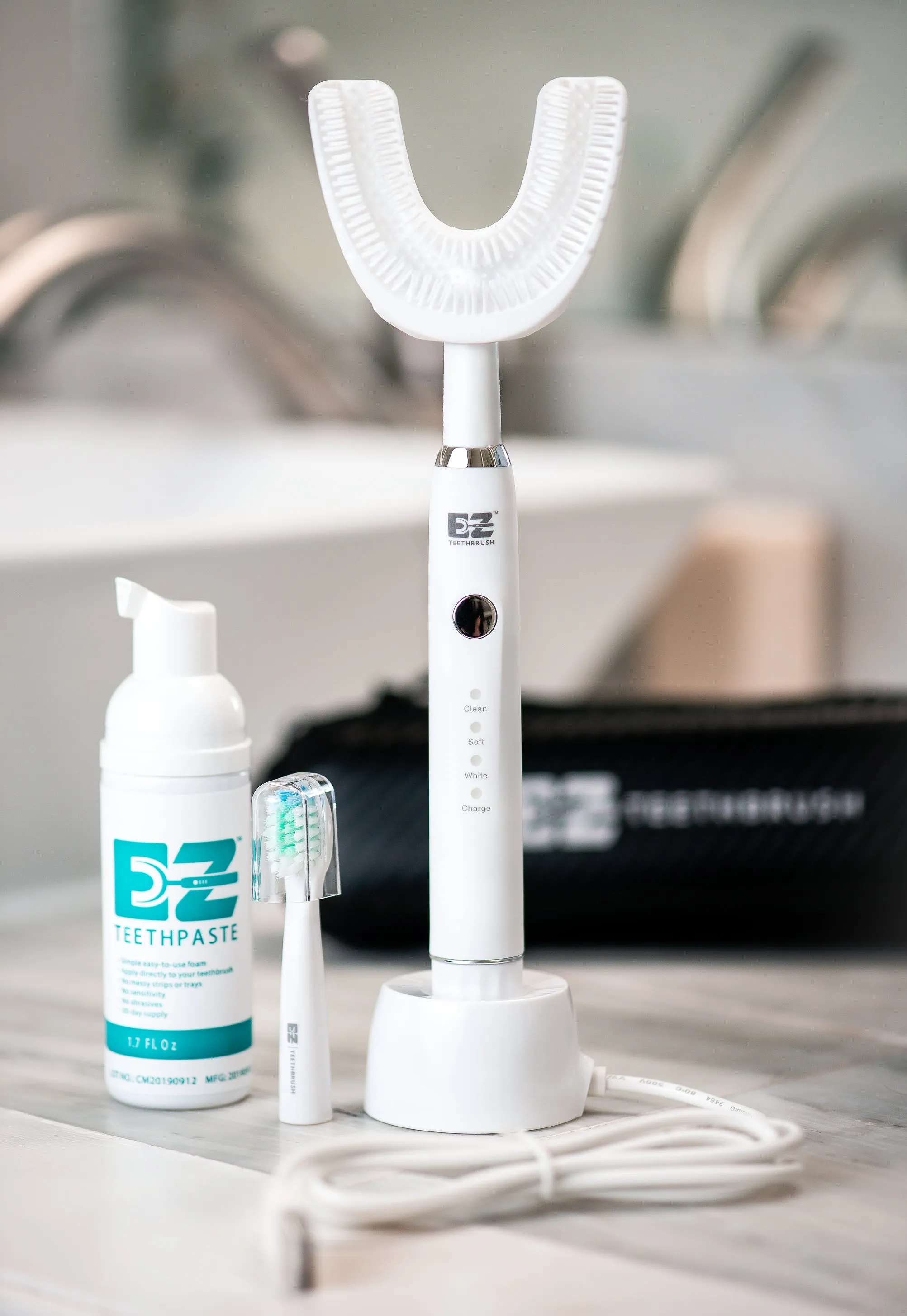 EZ Teethbrush & Sonic Toothbrush Platinum Kit