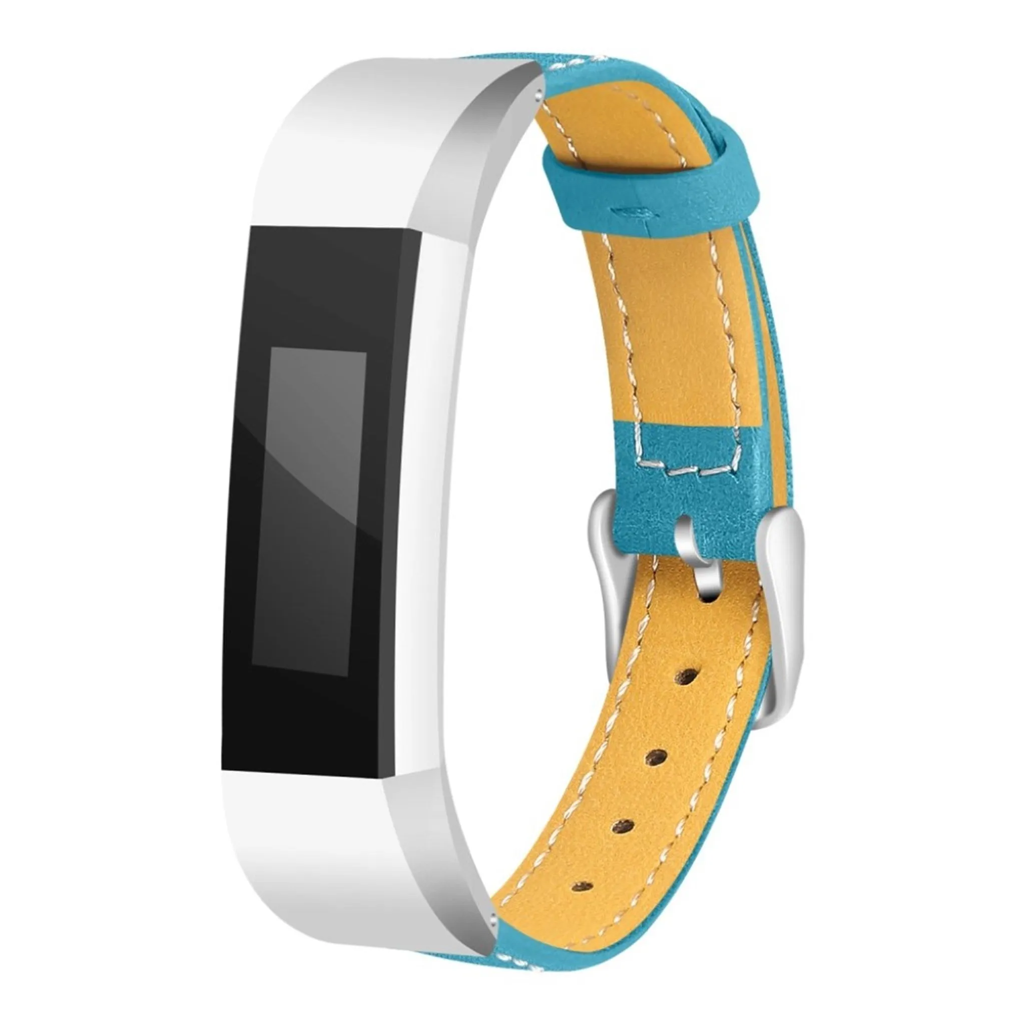 Fitbit Alta genuine leather watch band - Blue