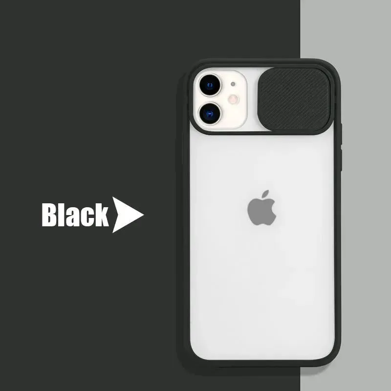 Frosted frame lens Silicone phone case