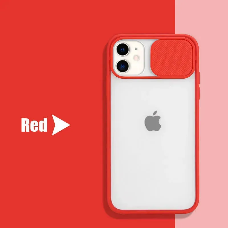 Frosted frame lens Silicone phone case