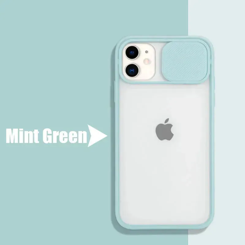 Frosted frame lens Silicone phone case