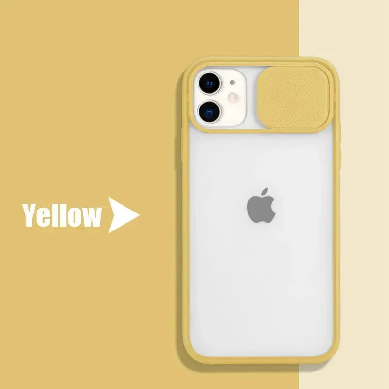 Frosted frame lens Silicone phone case