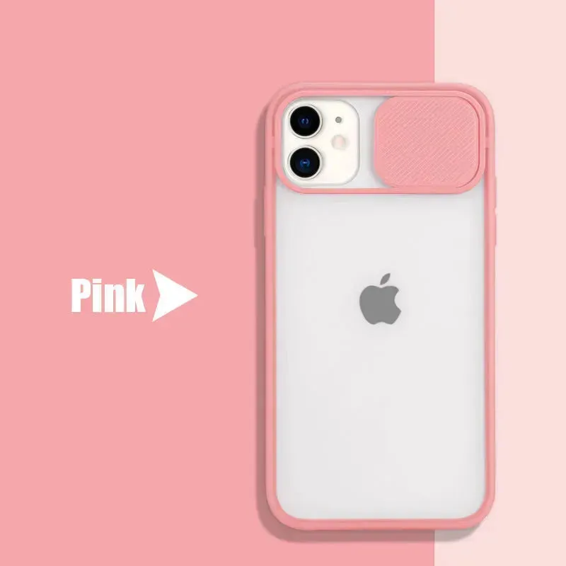 Frosted frame lens Silicone phone case